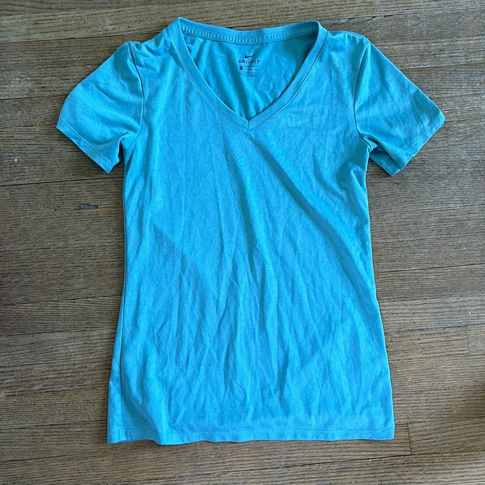 Turquoise Nike Dri-fit athletic top